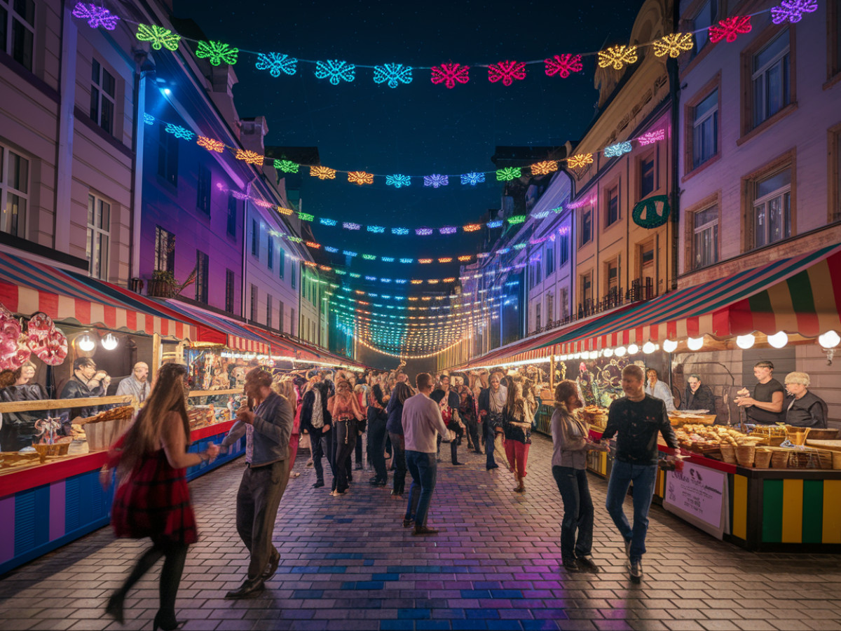 Une ambiance festive